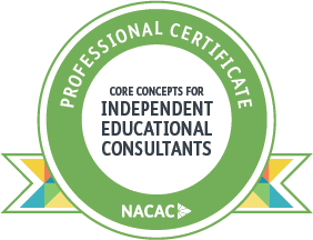 NACAC Professional Certificate — Core Concepts for Independent Educational Consultants